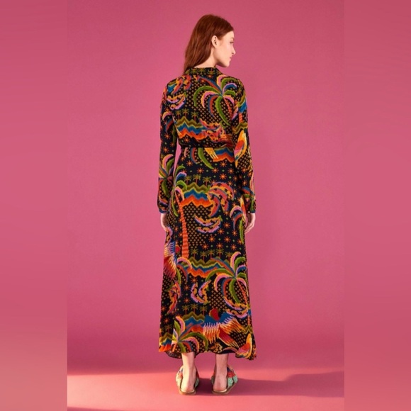 FARM Rio Macaw Island Maxi Drews NWT - Picture 3 of 8